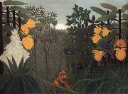 Henri Rousseau Repast of the Lion oil painting reproduction